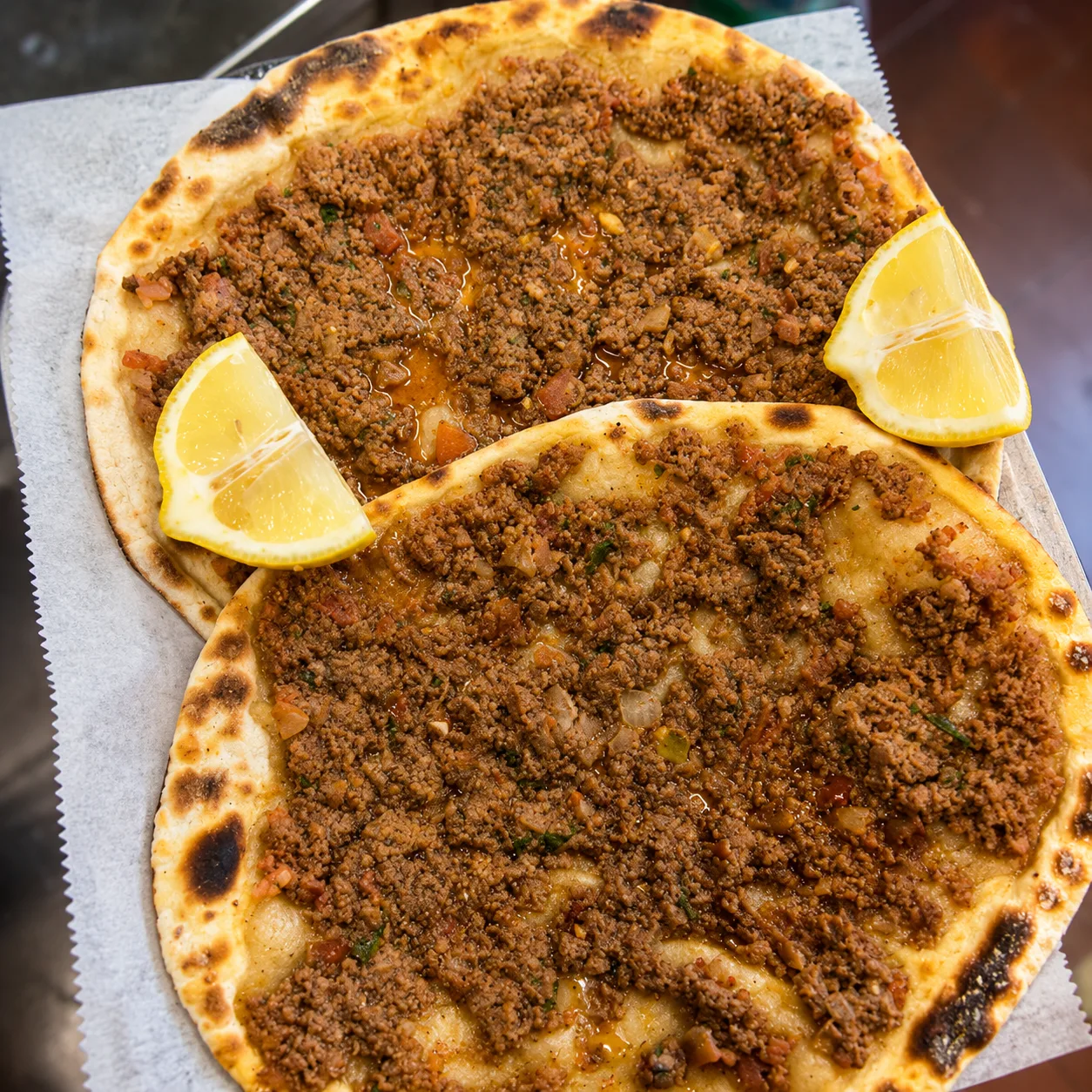 Manakish, authentic Iraqi specialty at Al-Baghdady Bakery & Café, halal bakery & café in Richardson, TX